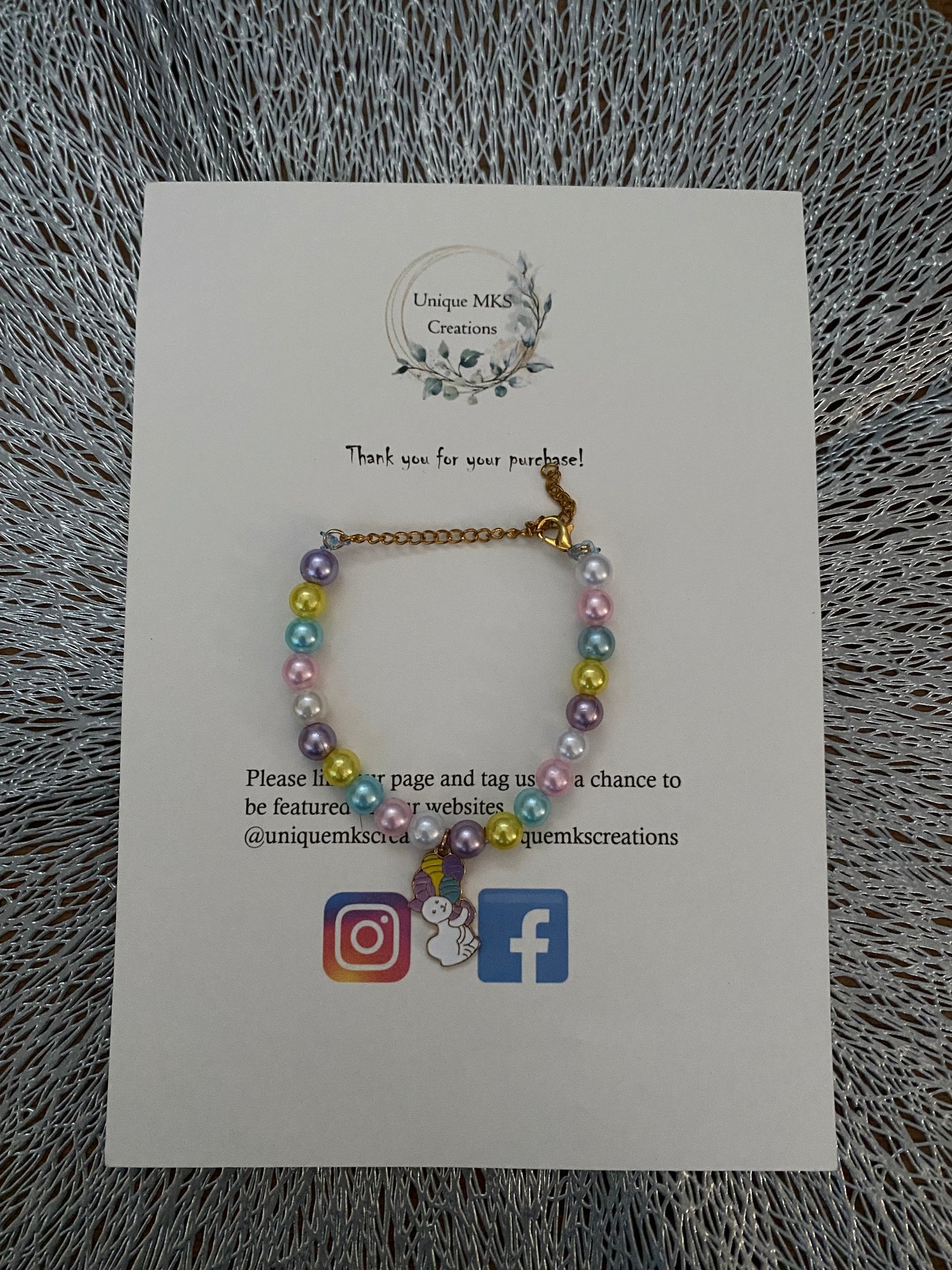 Pearl Rabbit Bracelet