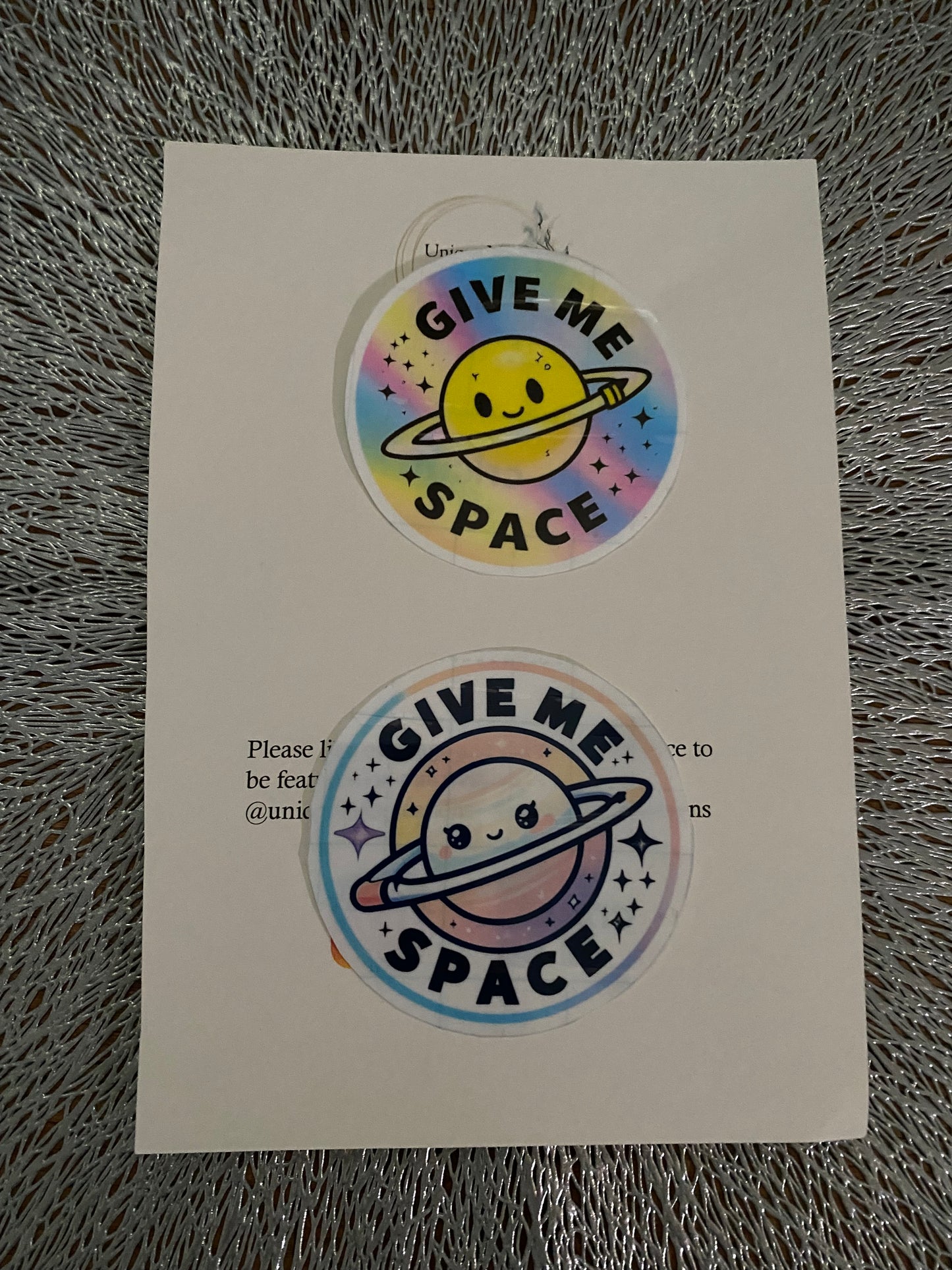 Give Me Space Sticker