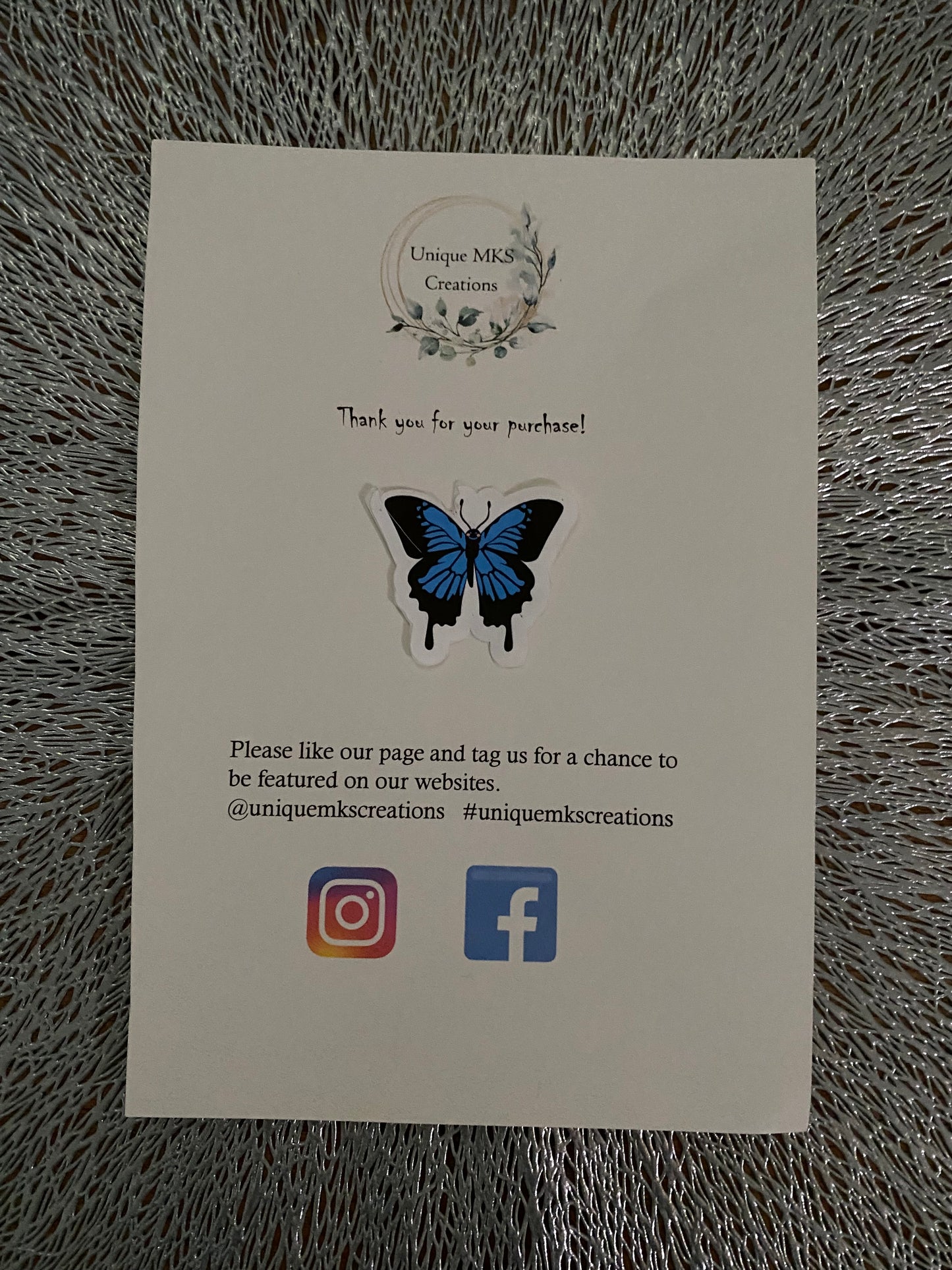 Butterfly Sticker