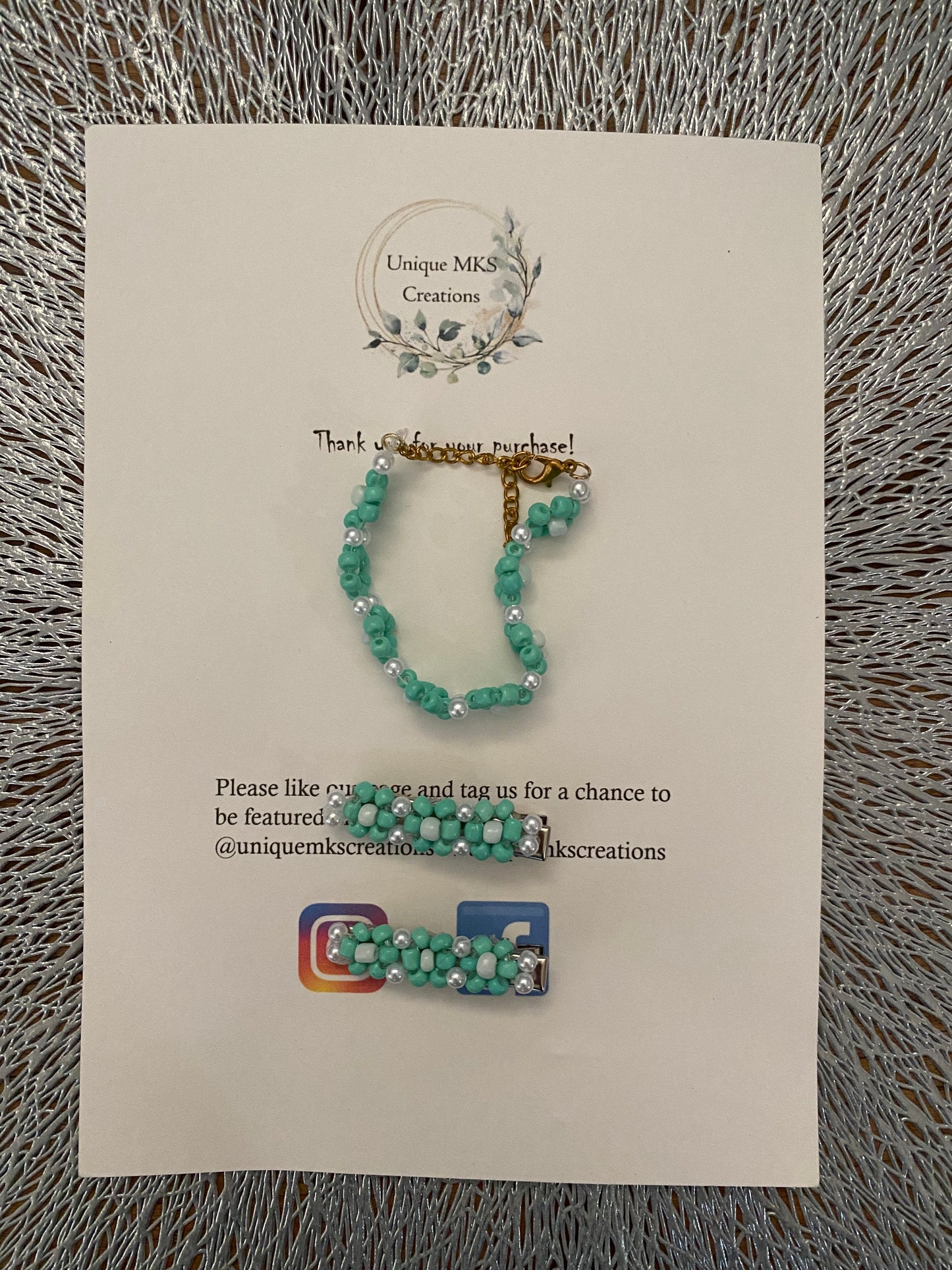 Sitara Fringe Clips & Bracelet