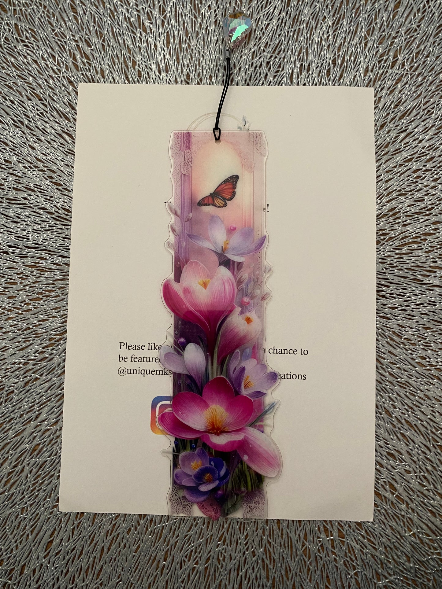 Floral Butterfly Bookmarks