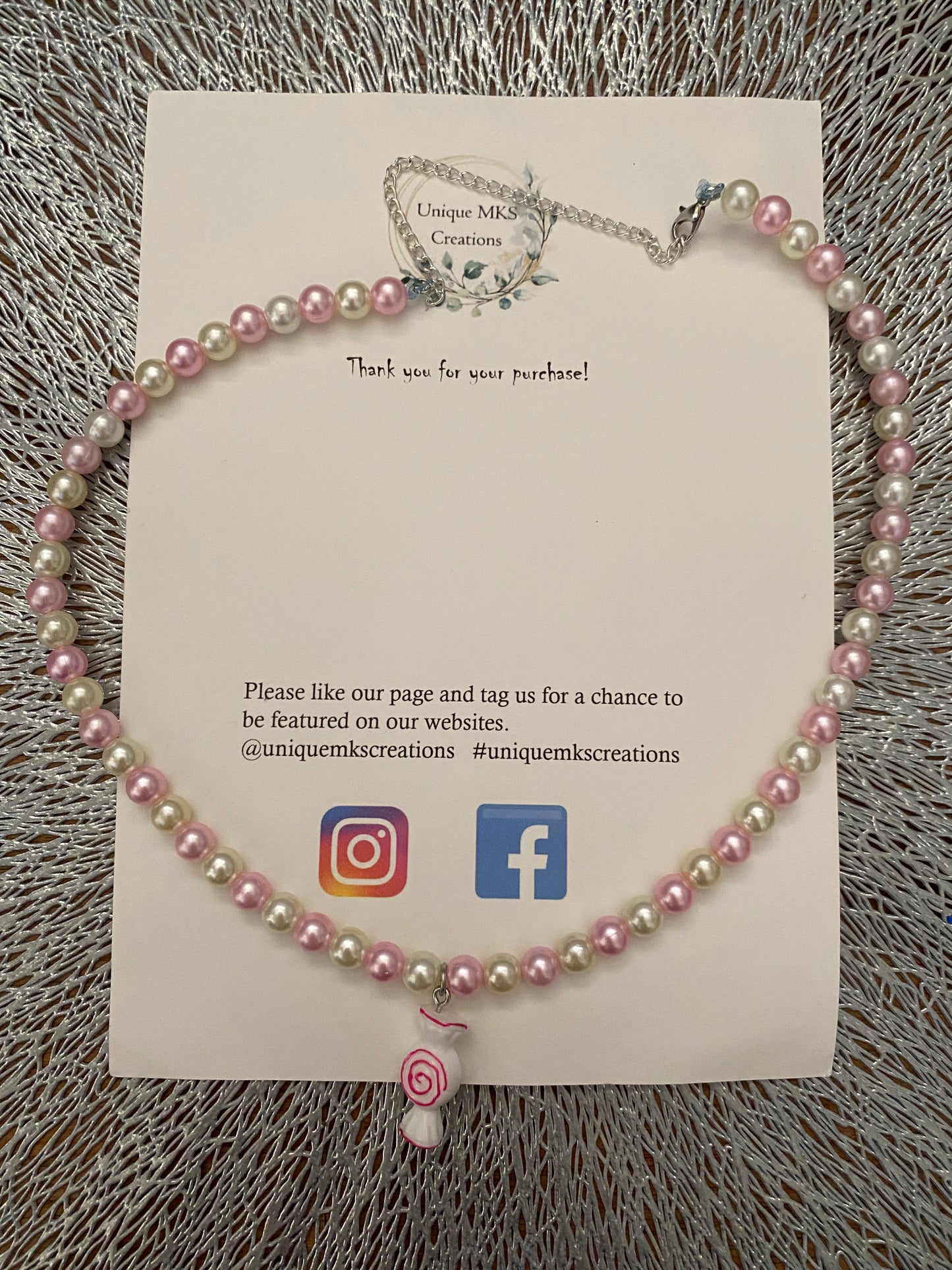 Candy Necklace & Bracelet - One Of A Kind