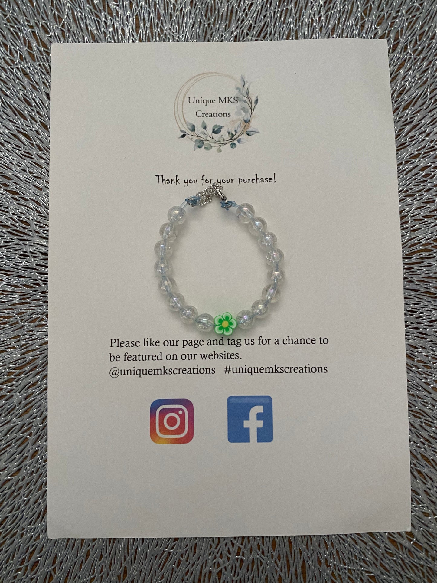 Crystal Pearl Bracelet