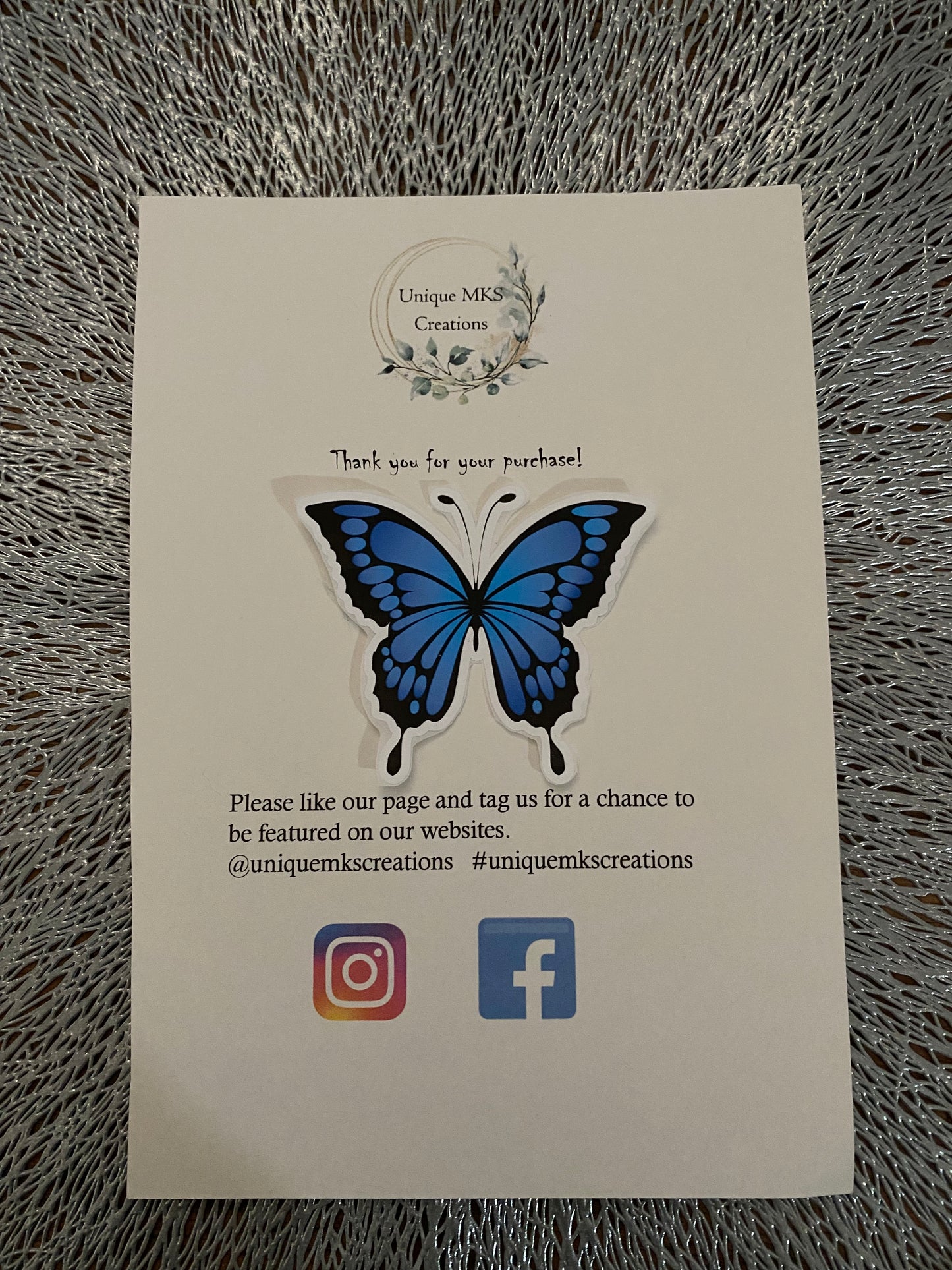 Butterfly Sticker