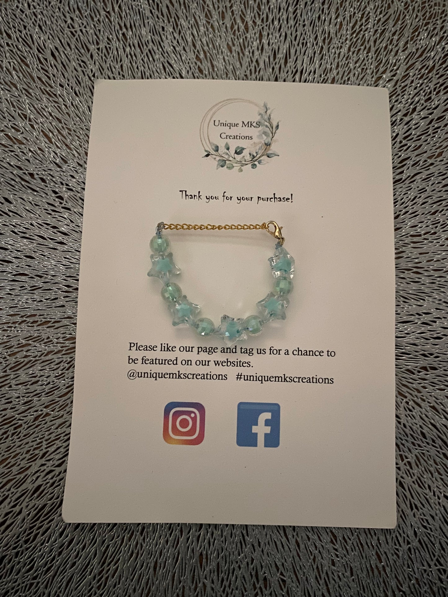 Sparkle Glamour Star Bracelet
