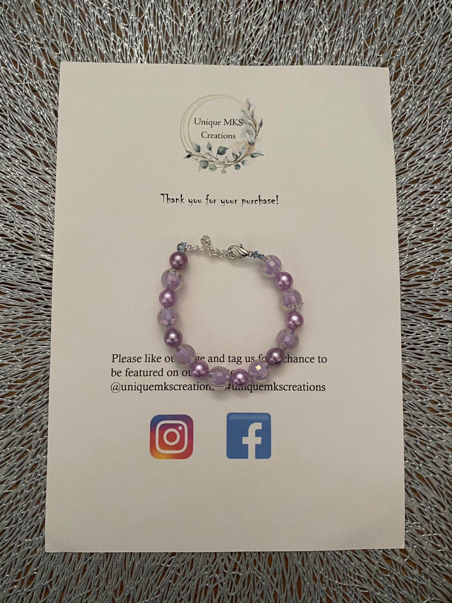 Pearl Sparkle Glamour Bracelet