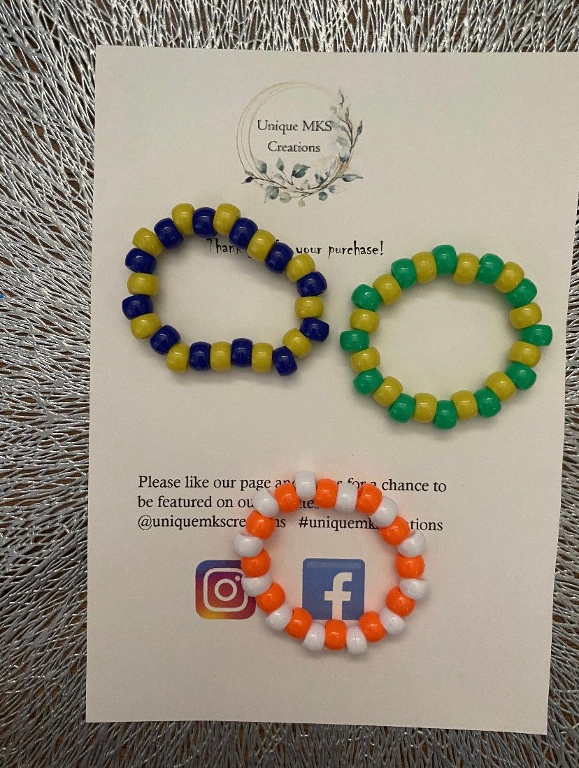 Coloured Bracelets - One Of A Kind