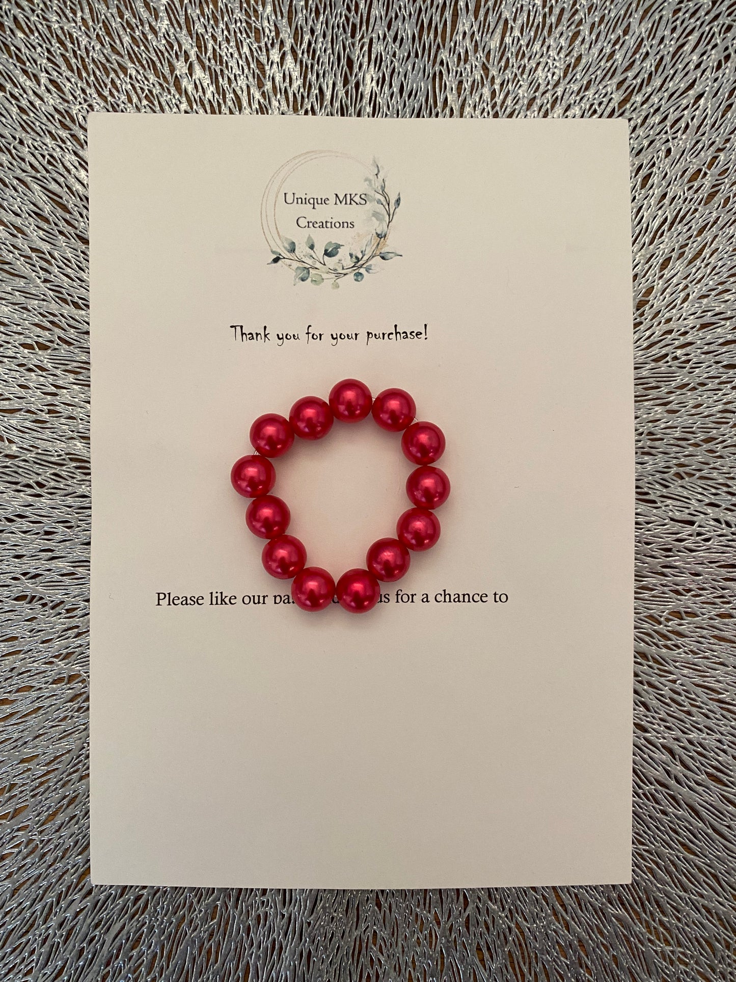 Pearl Bracelet - Medium Beads