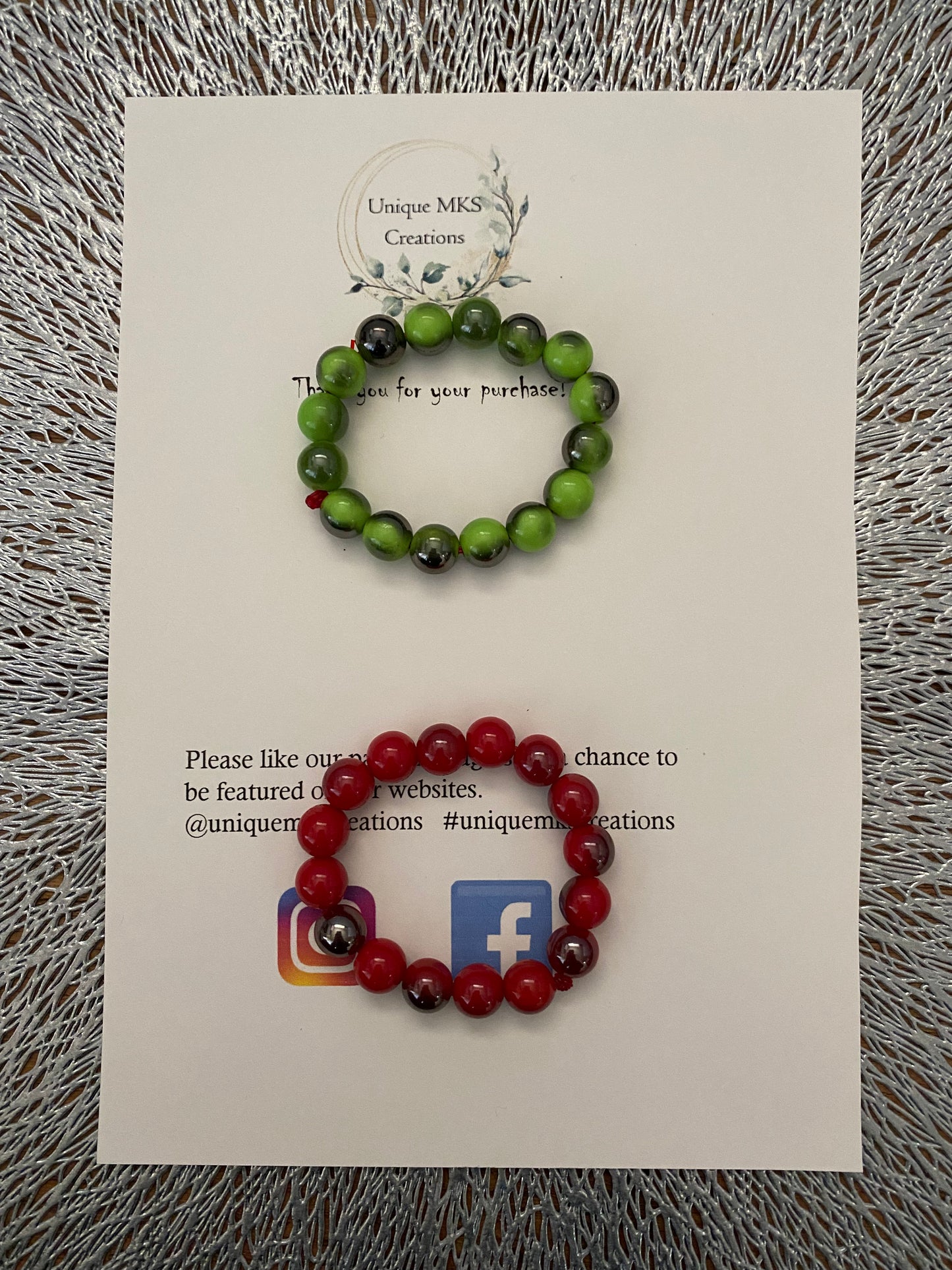 Marble Bracelets - One of a kind
