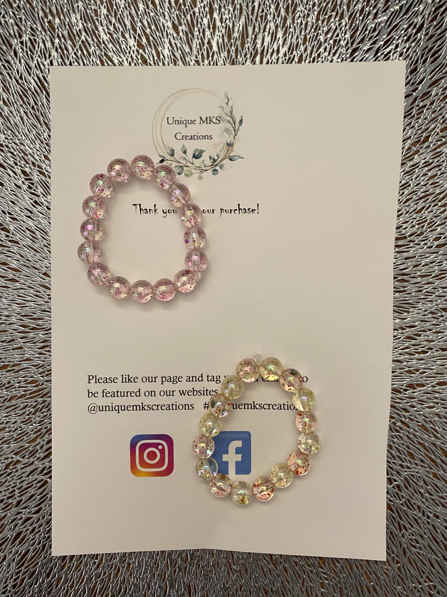Crystal Bracelets - One of a kind