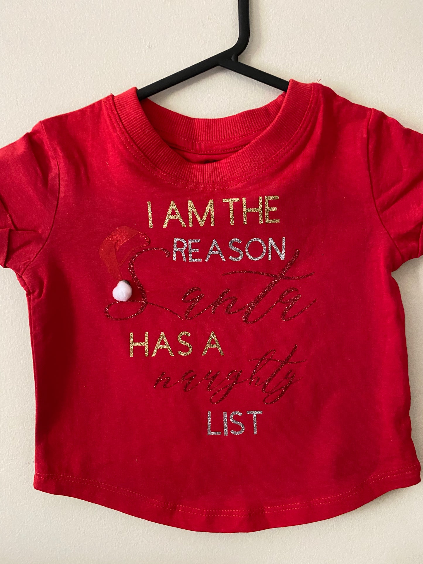 I am the reason Santa has a naughty list shirt