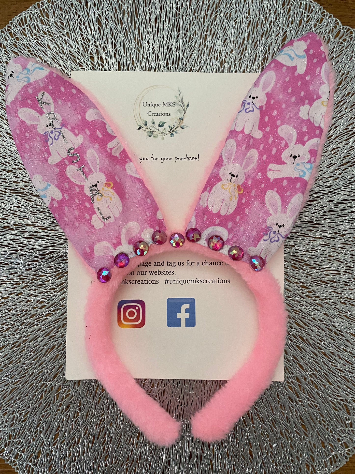 Personalised Bunny Ears