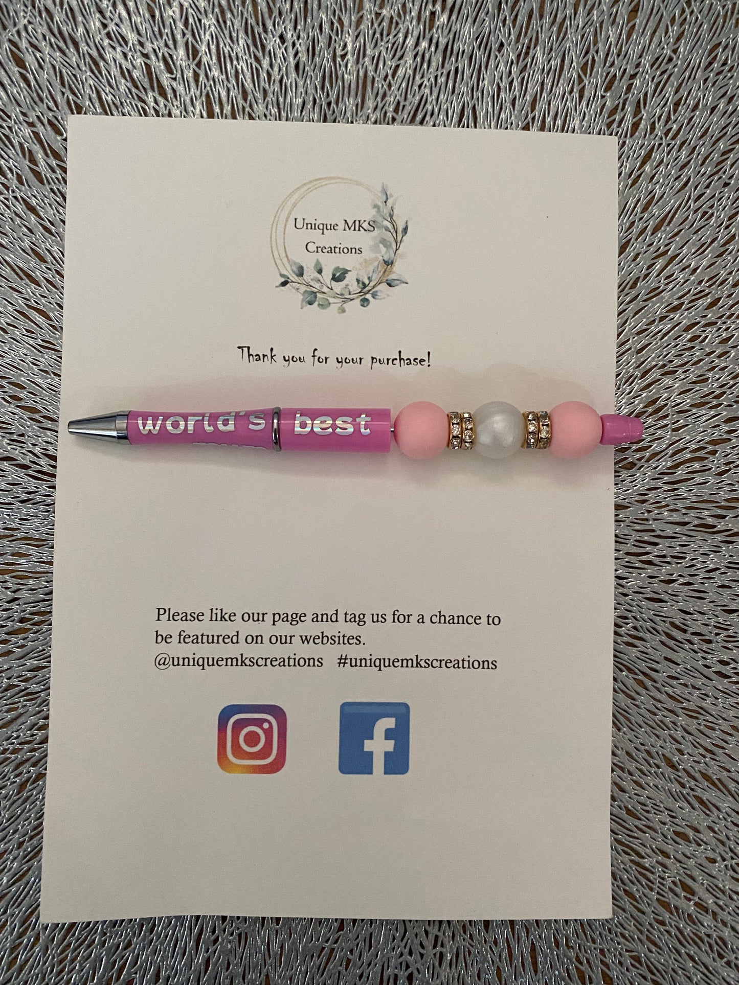 World's Best Mum Pen