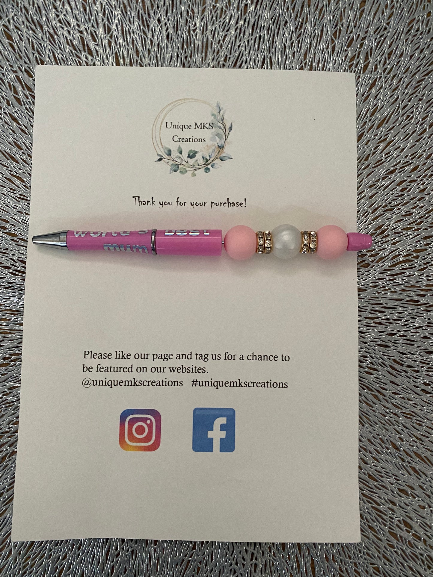 World's Best Mum Pen