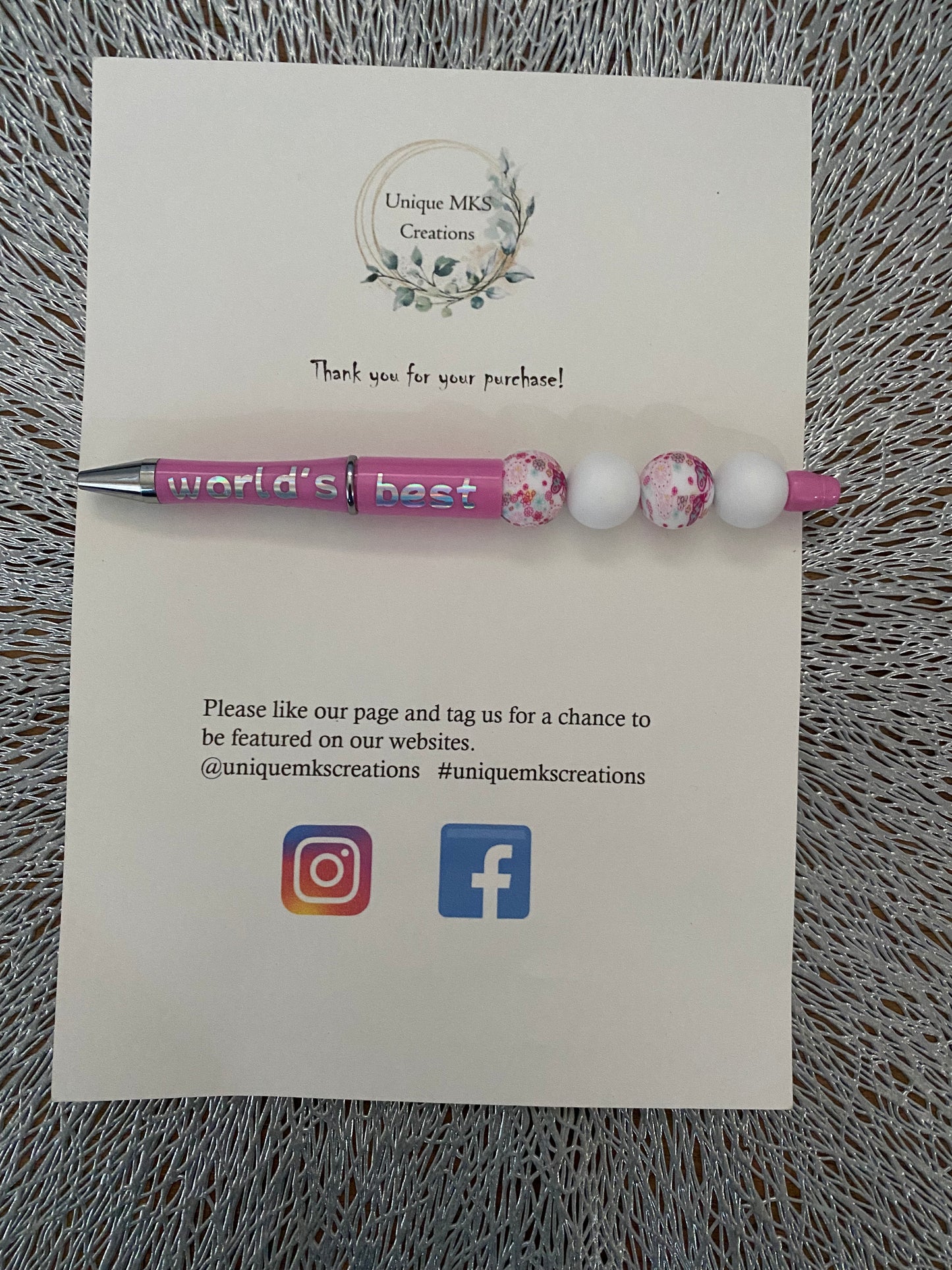 World's Best Mum Pen