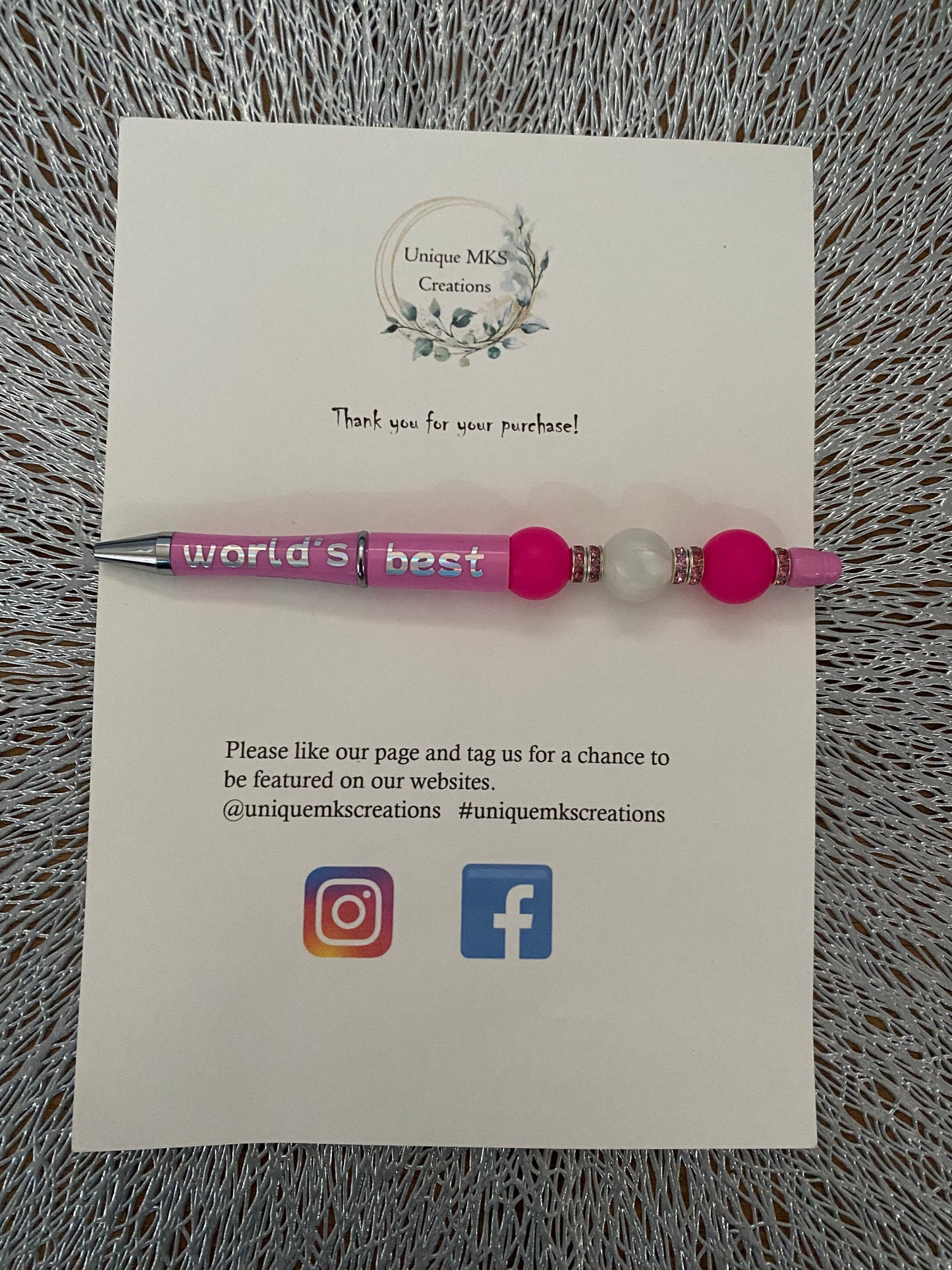 World's Best Mum Pen