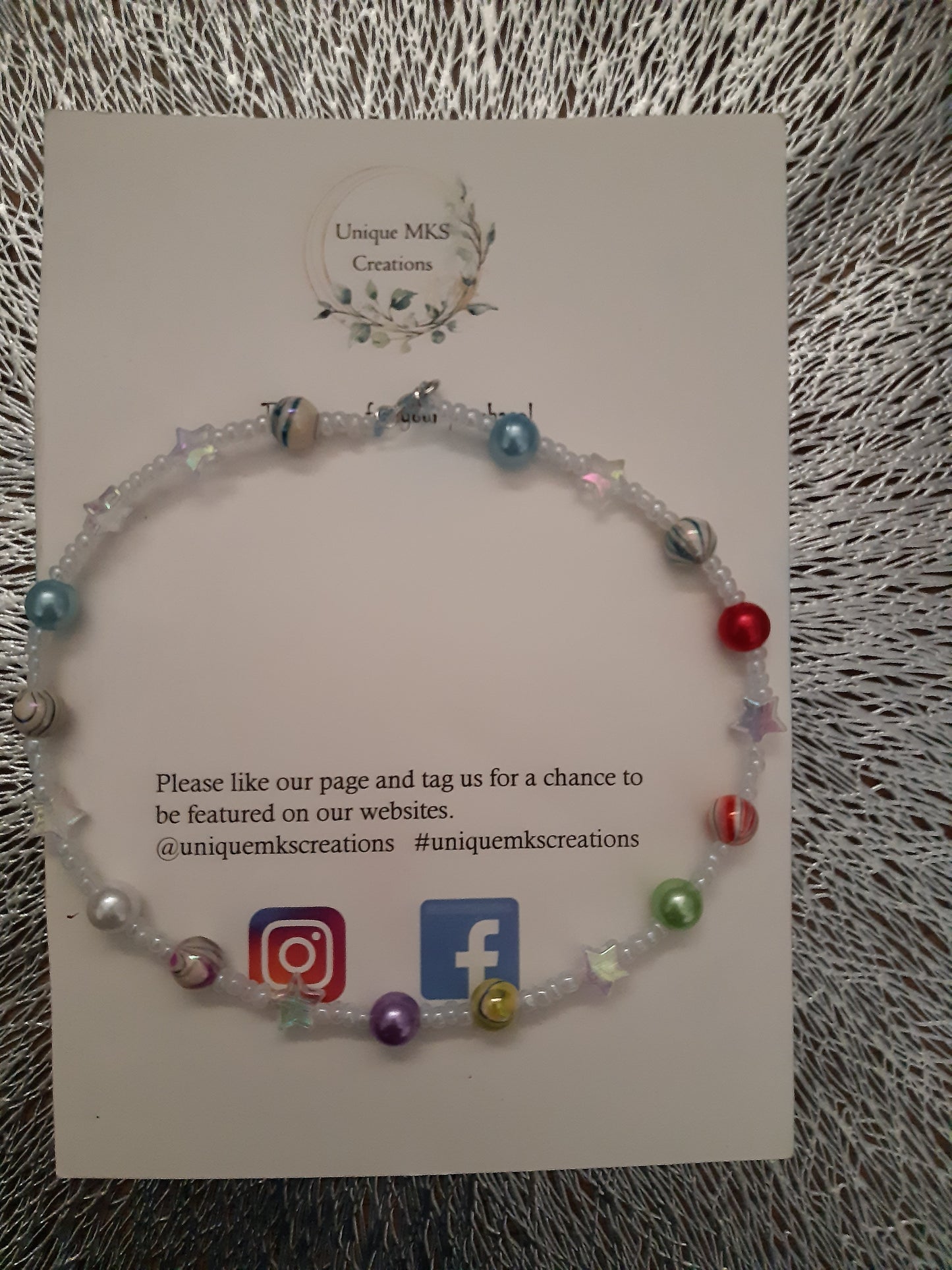 Rainbow Marble Star