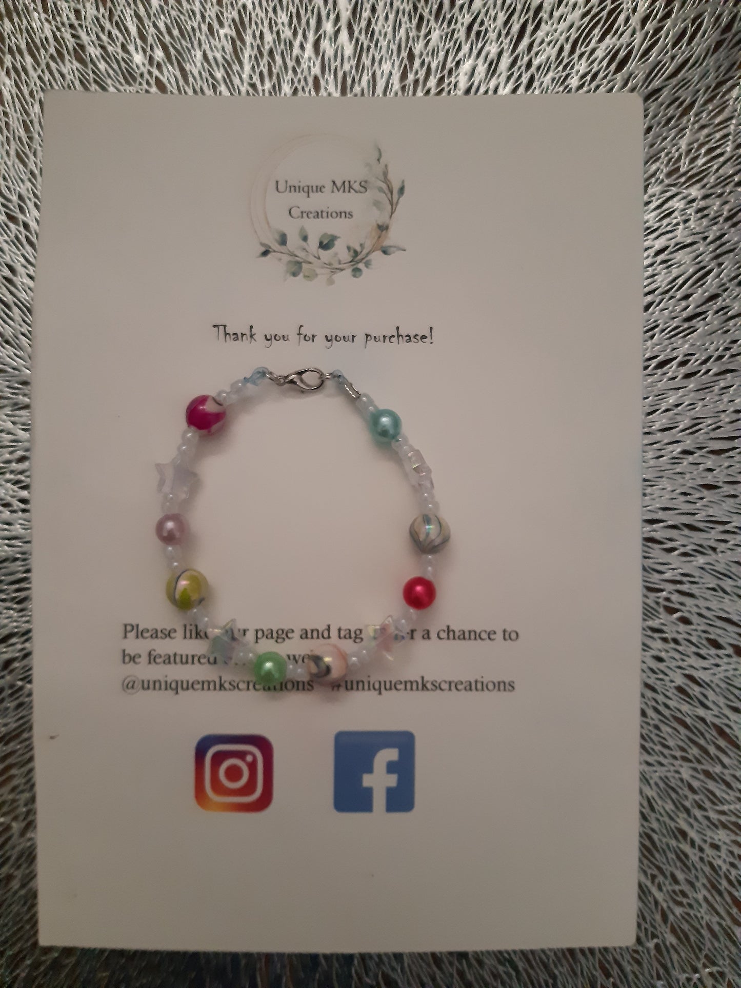 Rainbow Marble Star