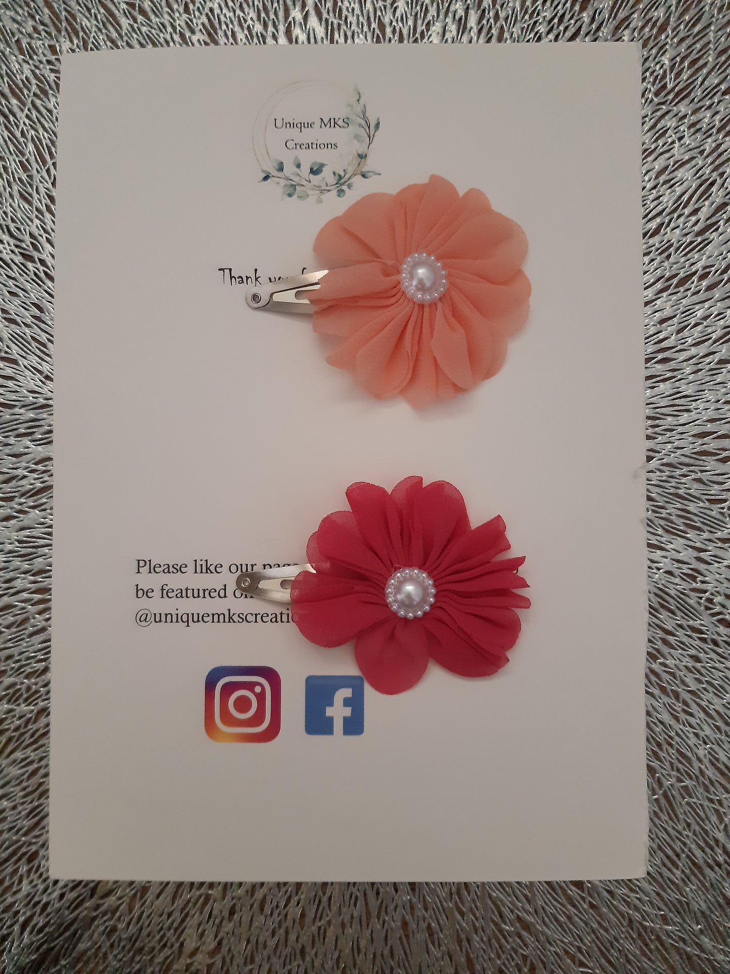 Petal Fringe Clips