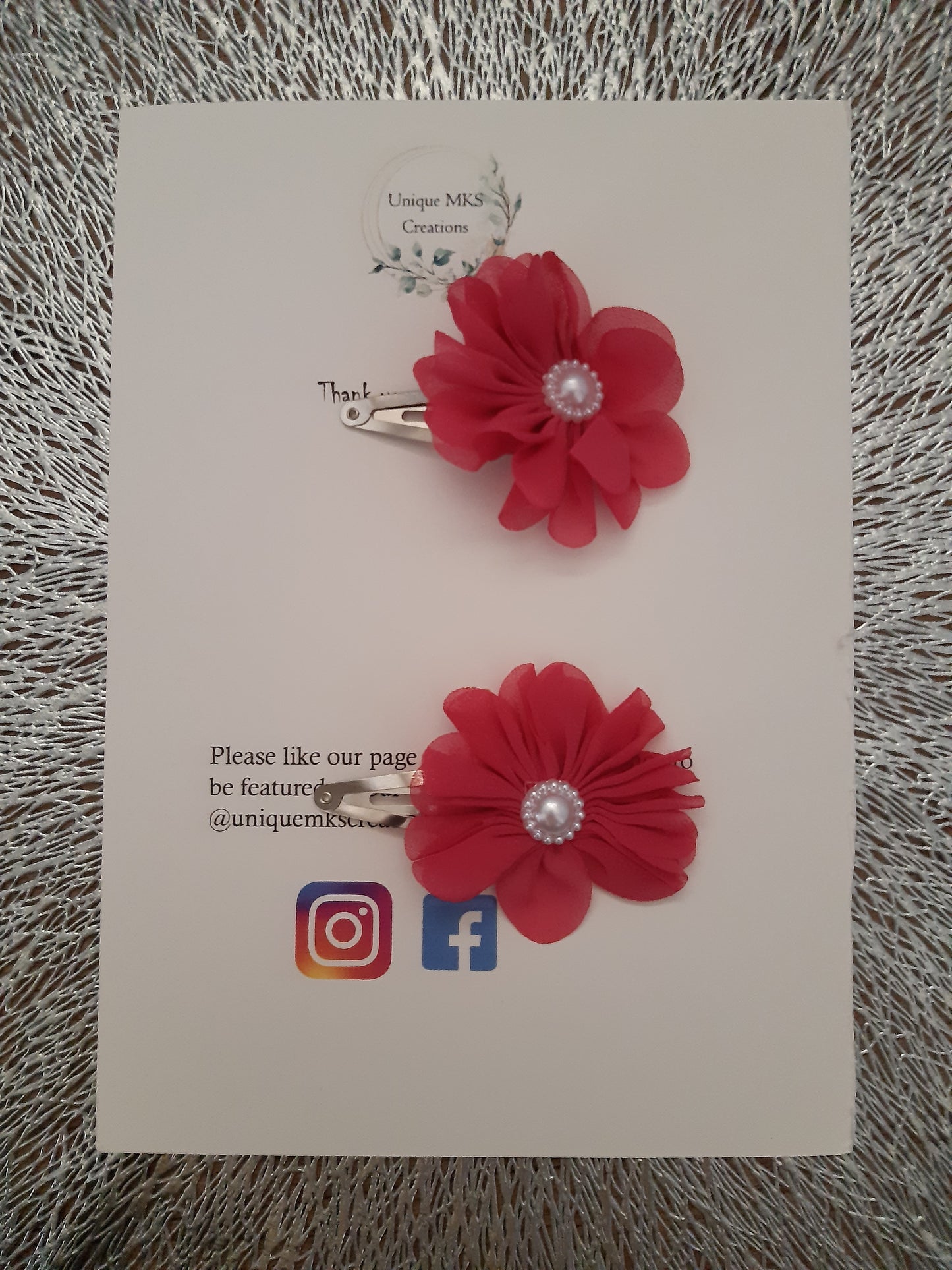 Petal Fringe Clips