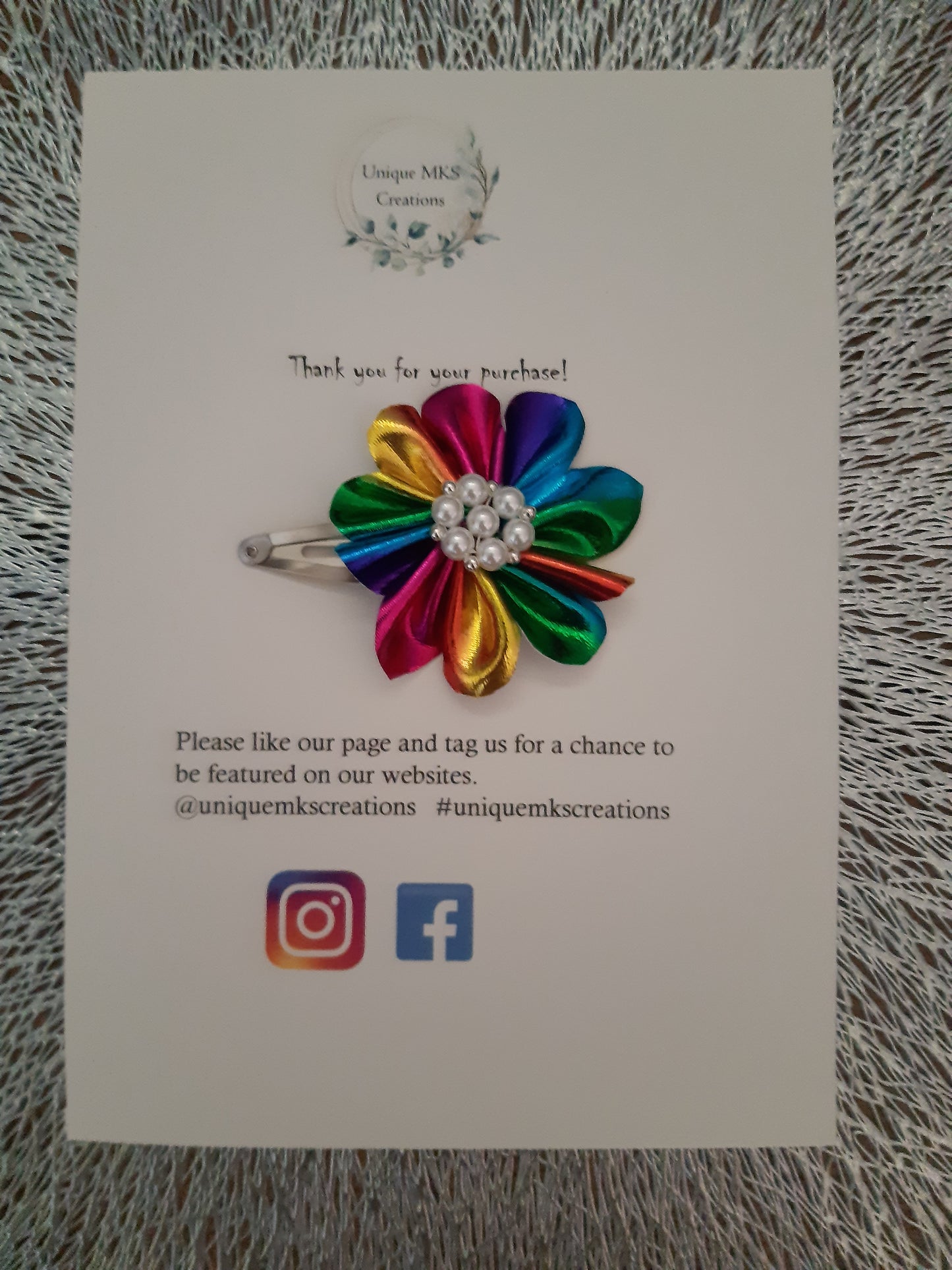Petal Fringe Clips
