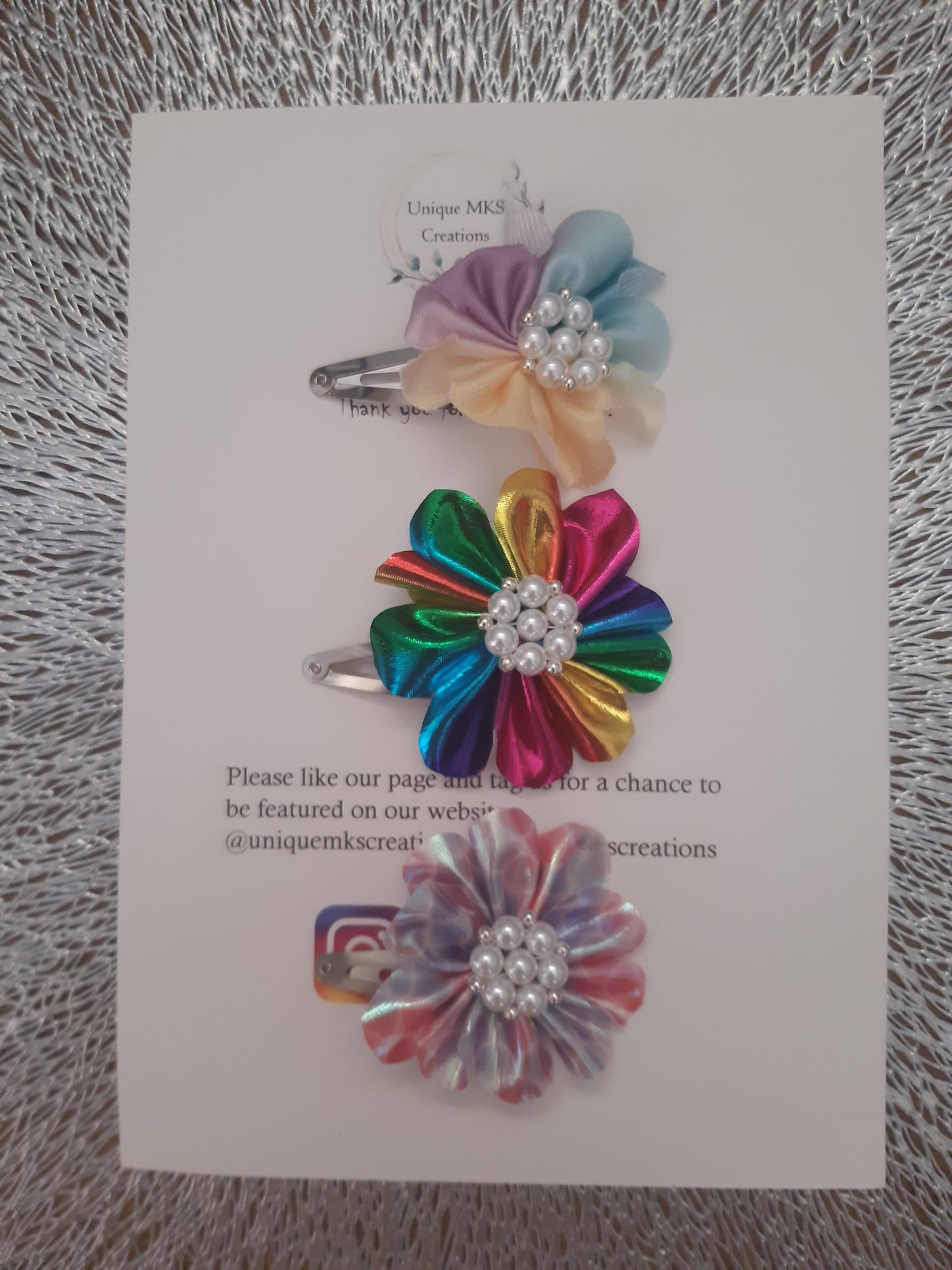 Petal Fringe Clips