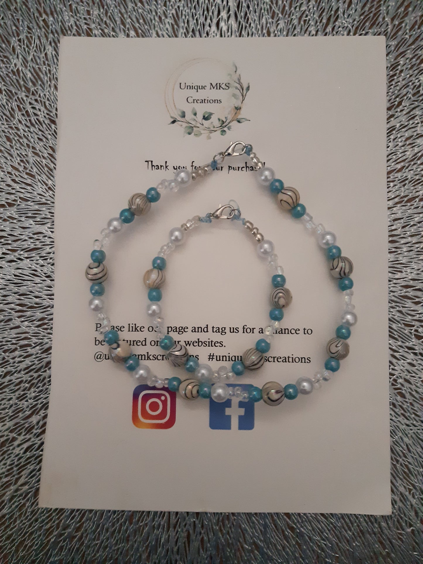 Blue Marble & White Pearl - Limited Edition