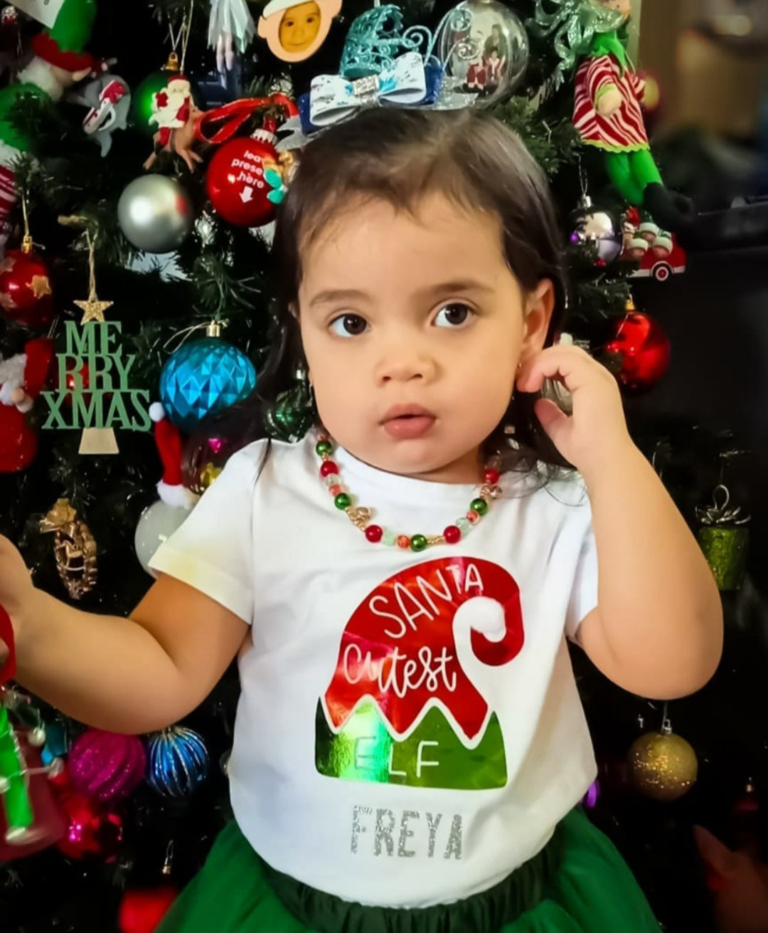 Personalised Santa's Cutest Elf (Girls)