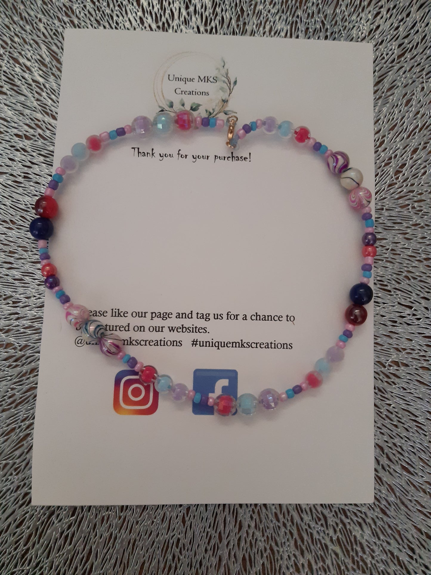 Rainbow Pastel Necklace & Bracelet