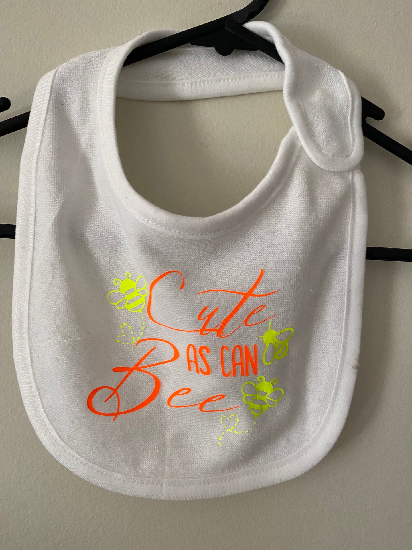 Cute As Can Bee Bib