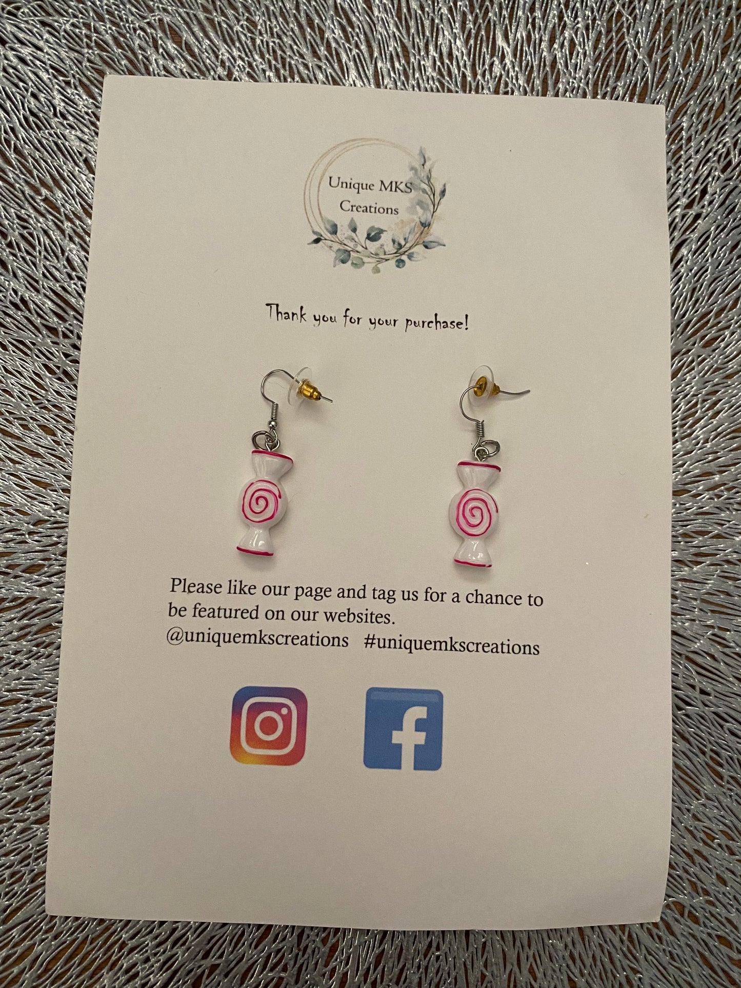 Candy Dangle Earrings - One Of A Kind