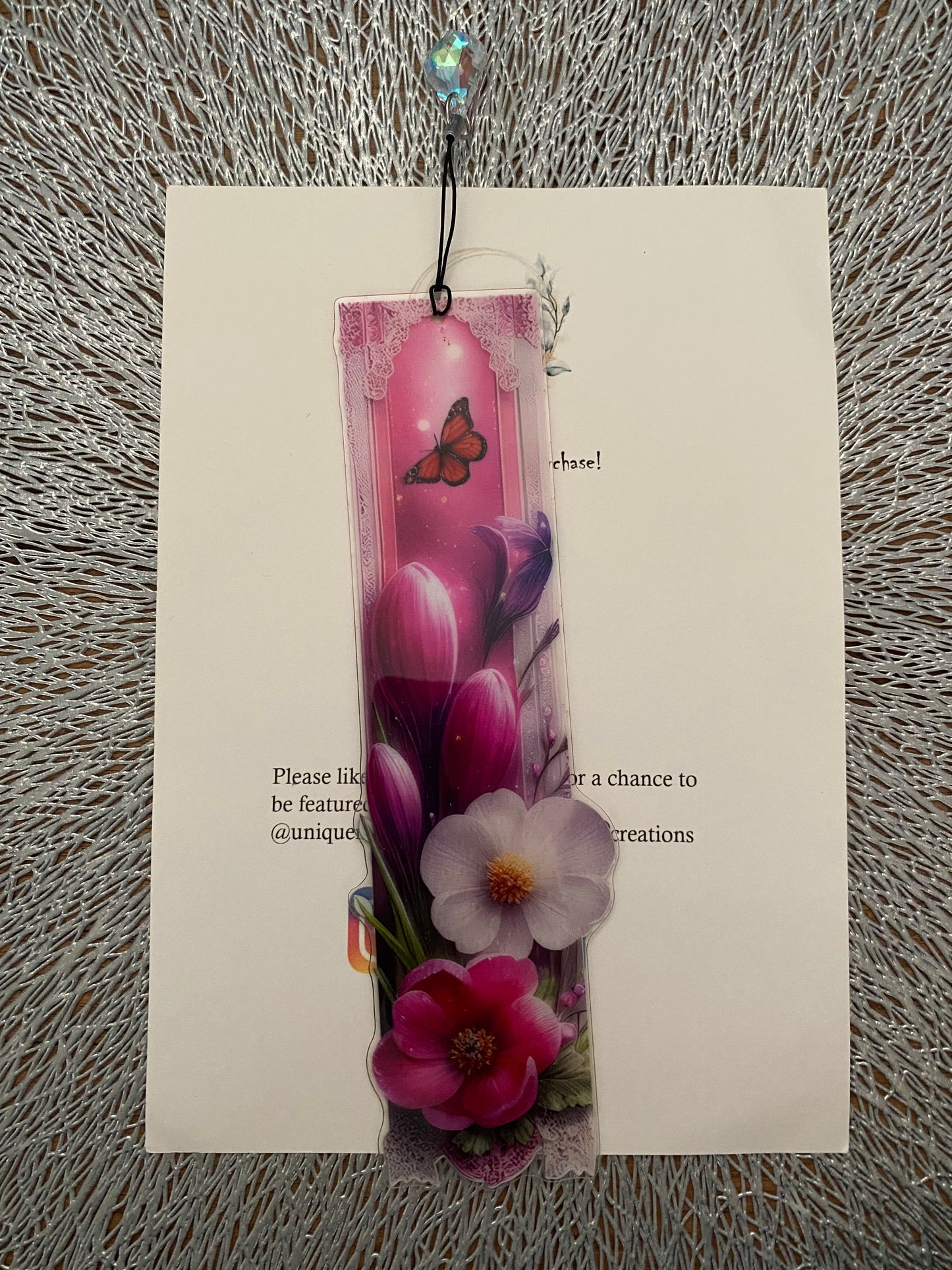 Floral Butterfly Bookmarks