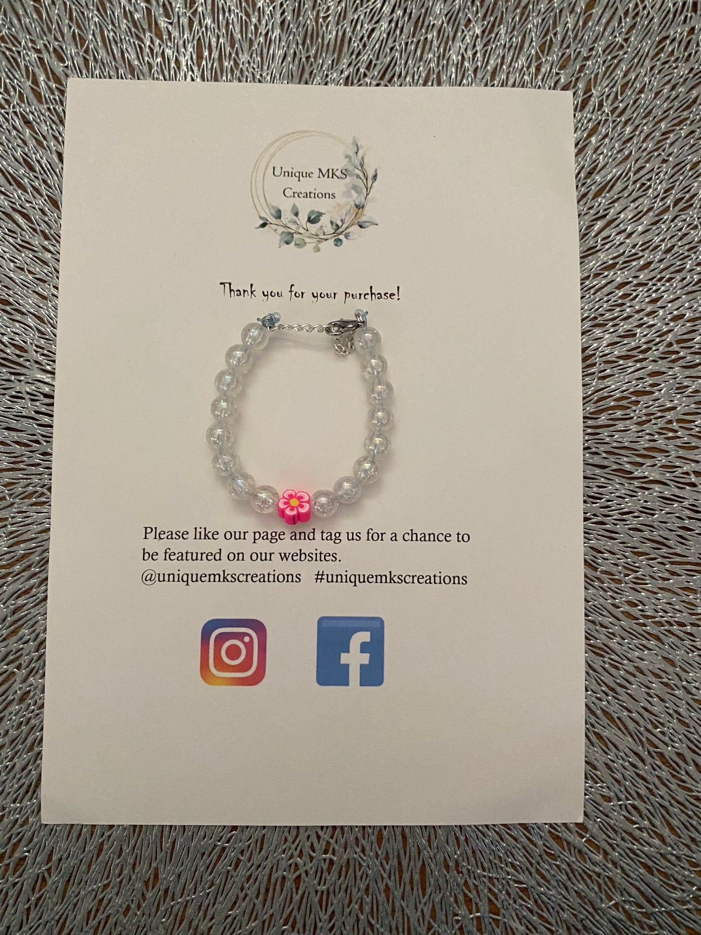 Crystal Pearl Bracelet