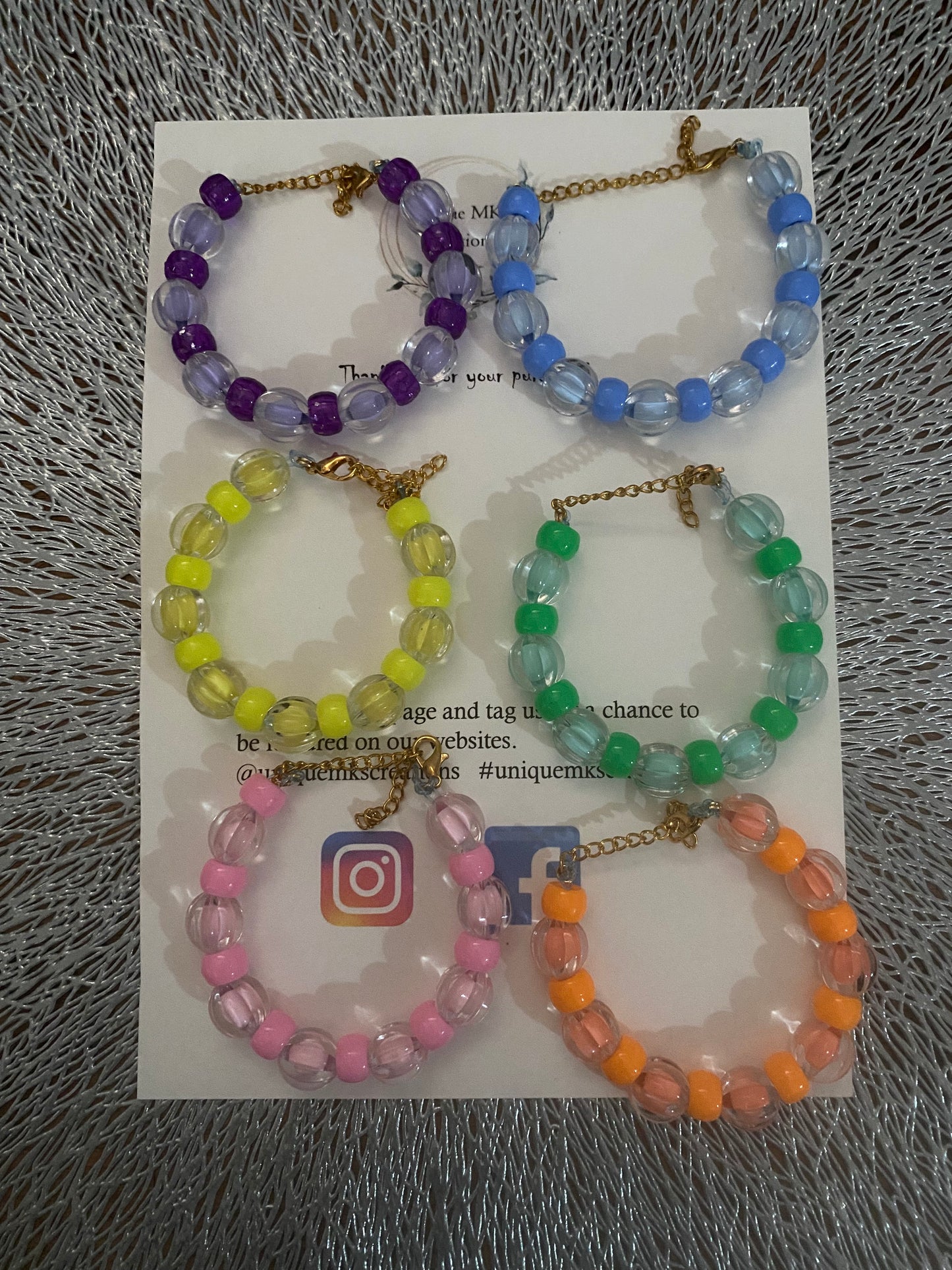 Jeanelle Glitz Bracelet - one of a kind