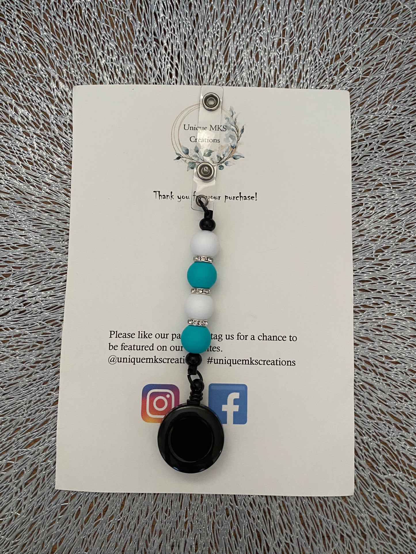 Amariah Retractable Badge Reel Clip Holder
