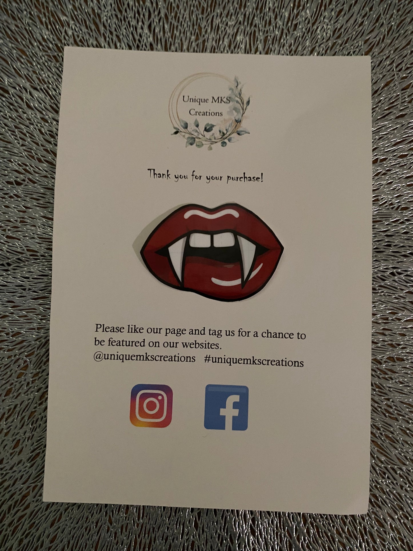 Vampire Waterproof Sticker
