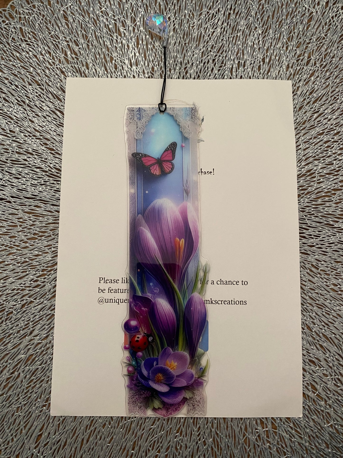 Floral Butterfly Bookmarks