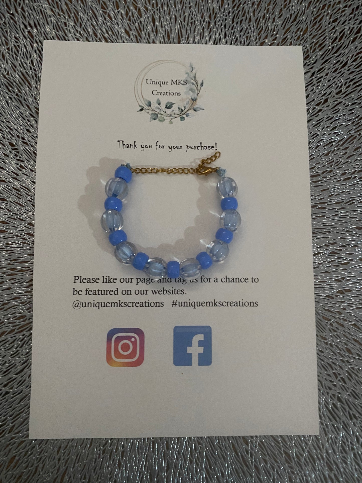 Jeanelle Glitz Bracelet - one of a kind