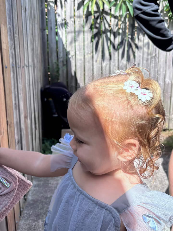 Daisy Fringe Clips