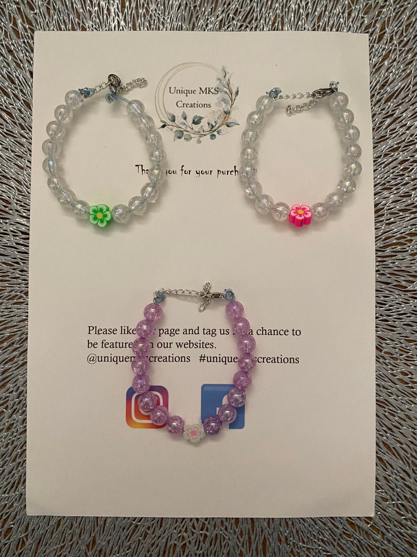 Crystal Pearl Bracelet