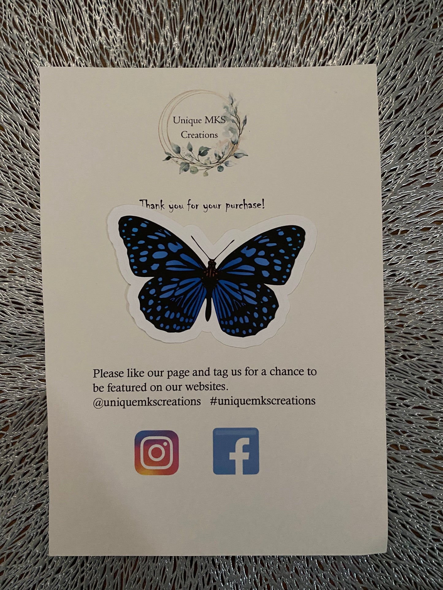 Butterfly Sticker