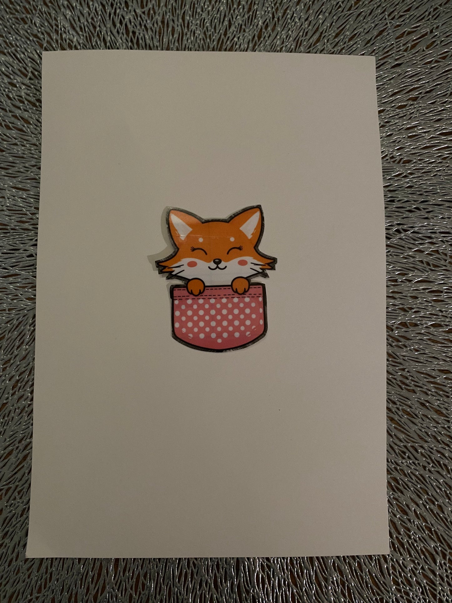 Fox Waterproof Sticker