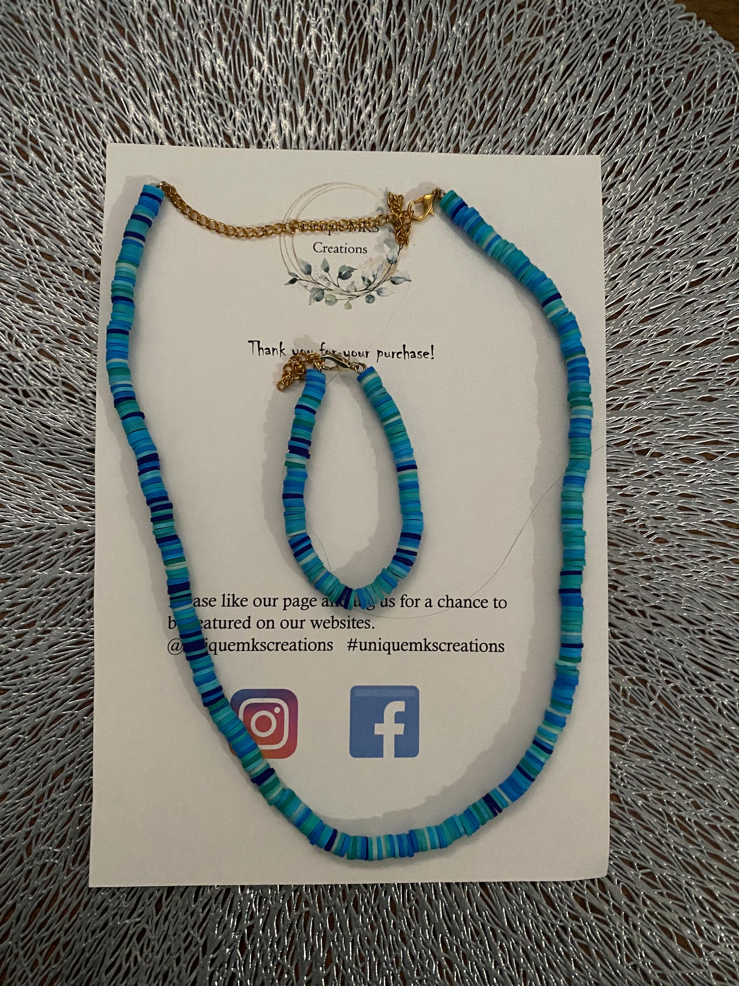 Valeria Necklace & Bracelet - One Of A Kind