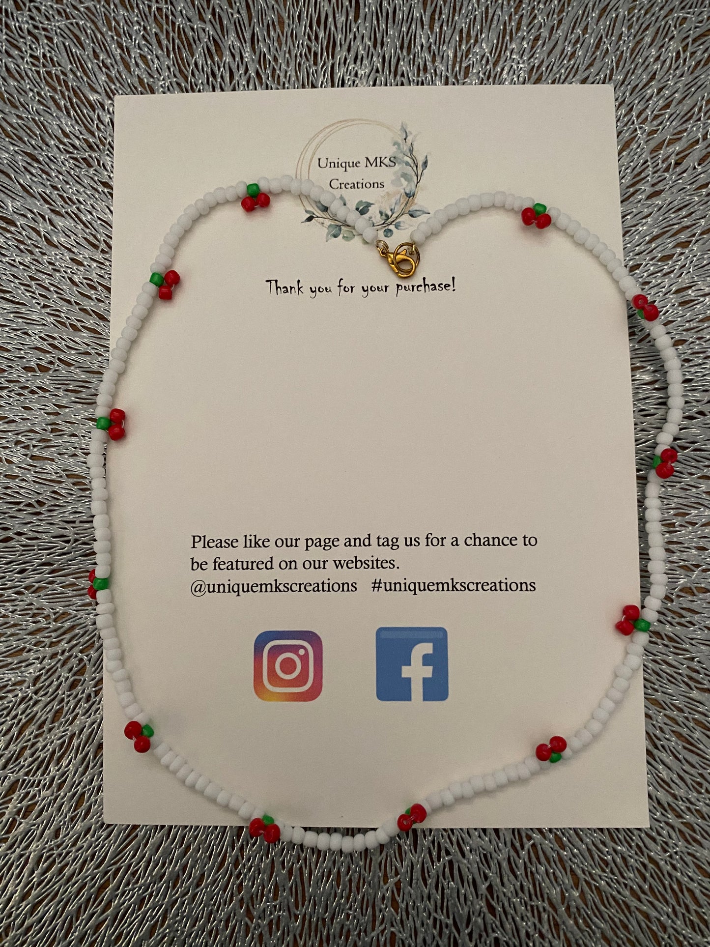 Cherry Necklace & Bracelet