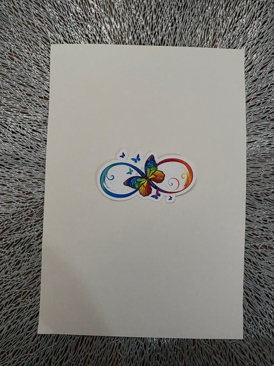 Butterflies Infinity Sticker