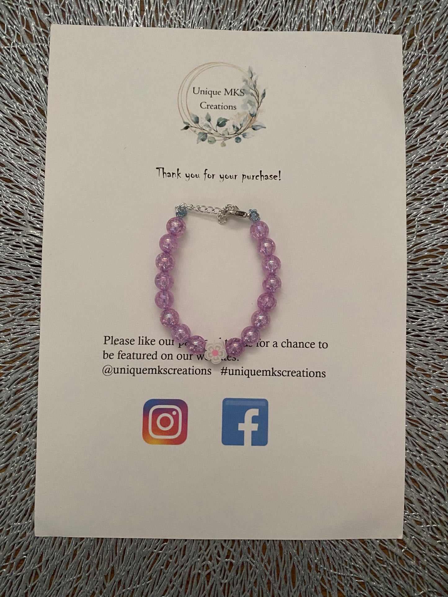 Crystal Pearl Bracelet