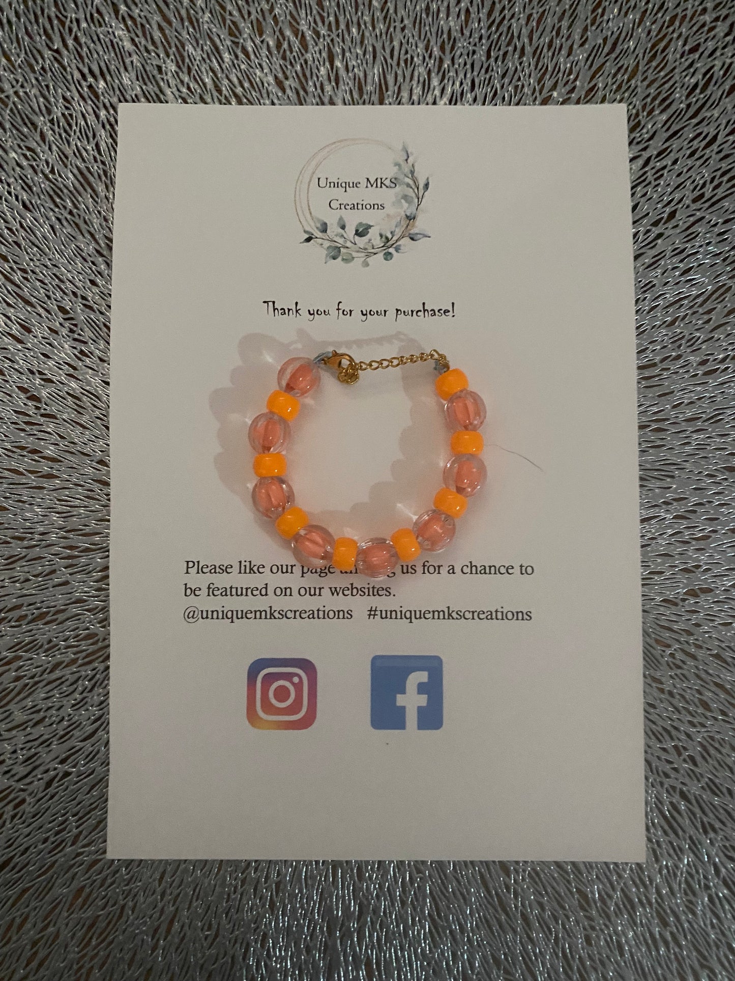 Jeanelle Glitz Bracelet - one of a kind