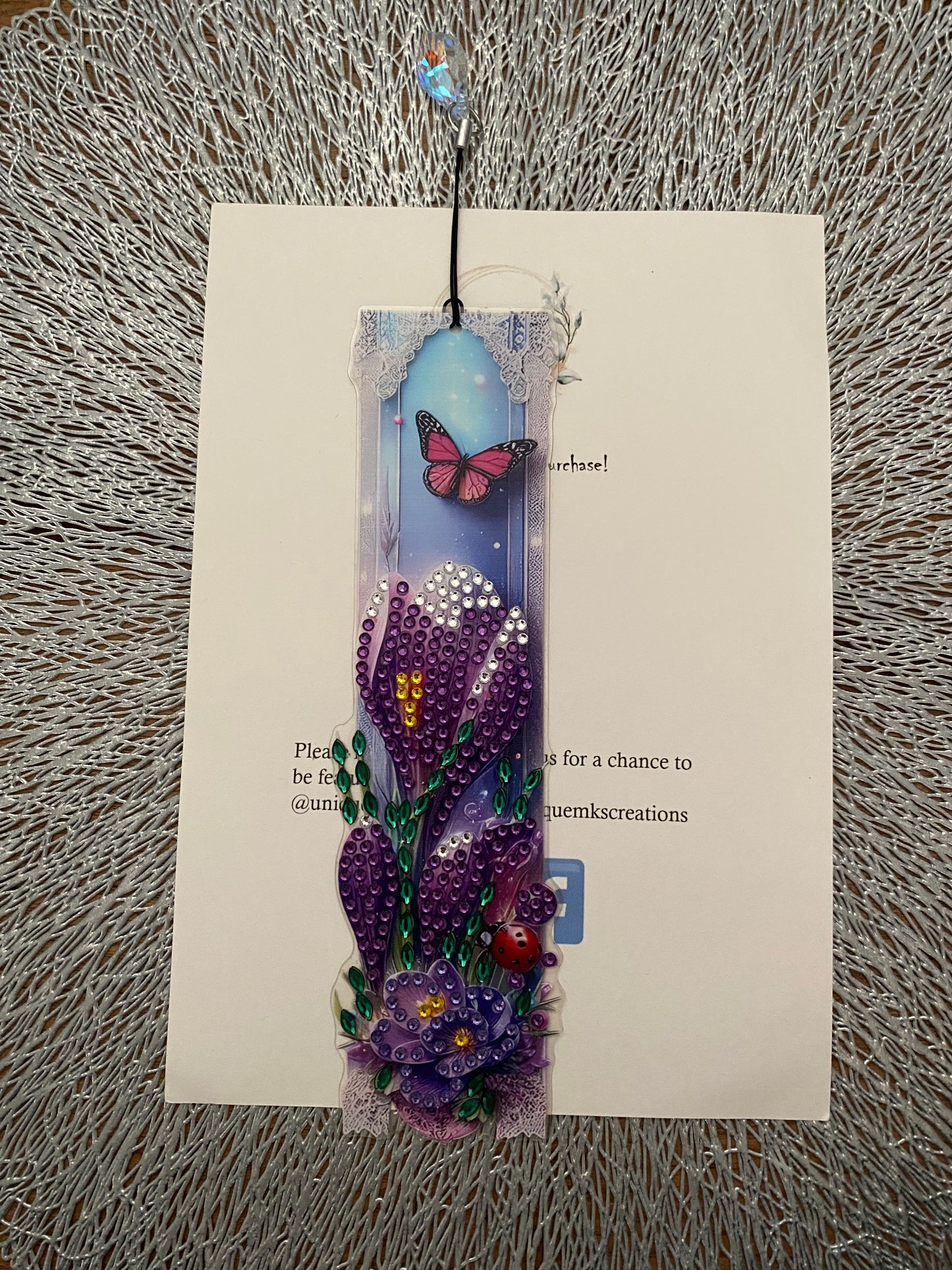 Floral Butterfly Bookmarks
