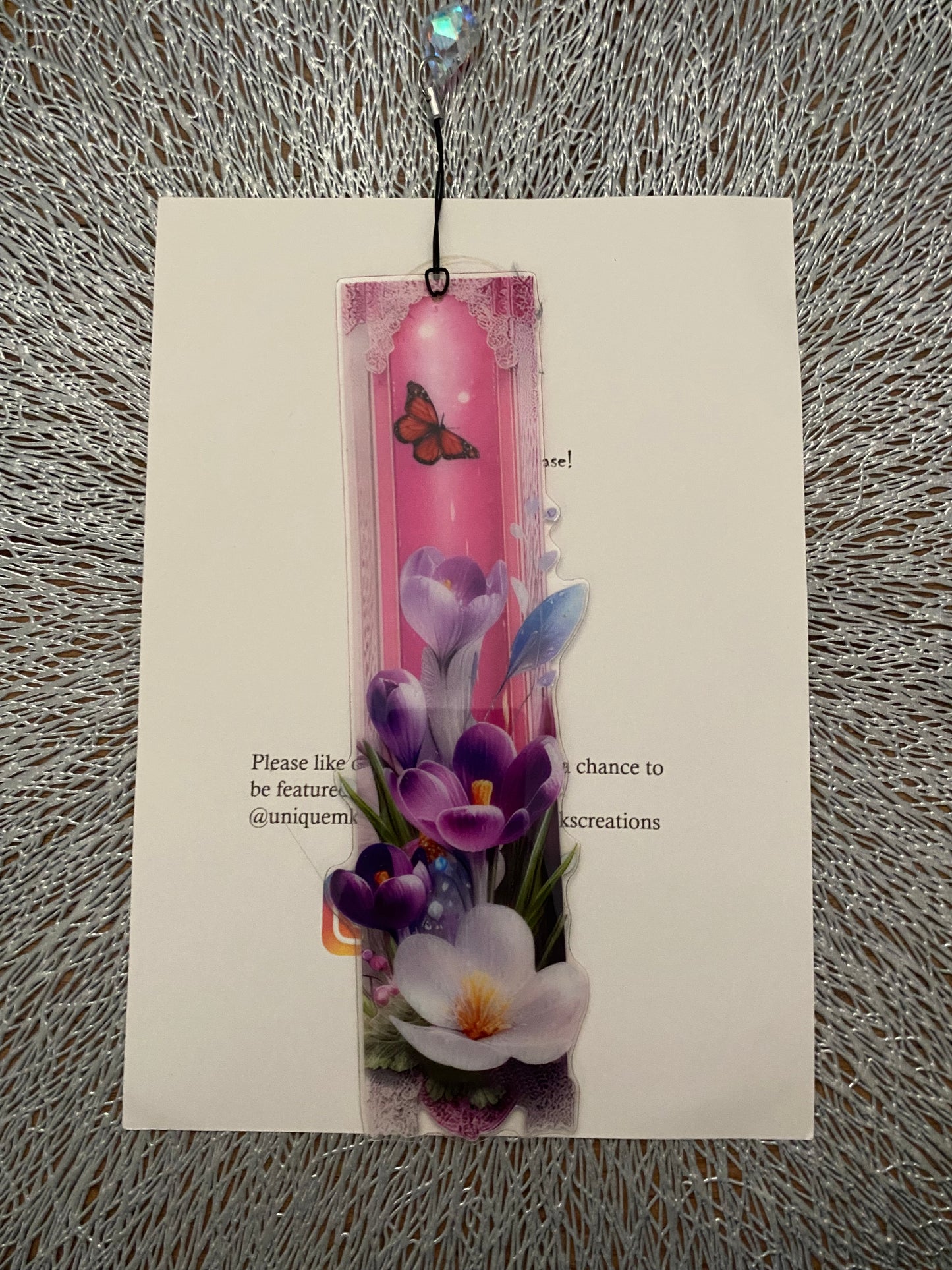 Floral Butterfly Bookmarks