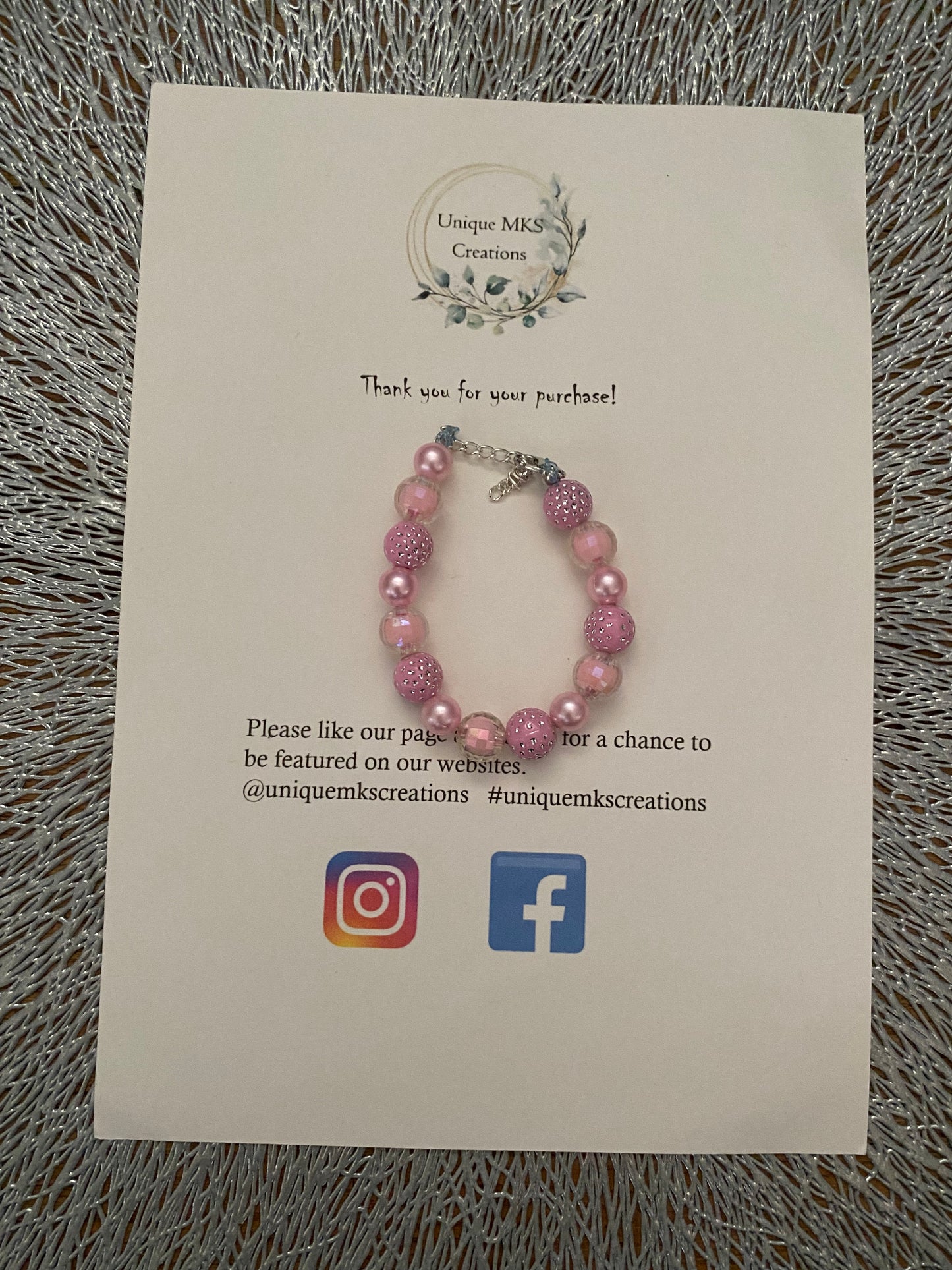 Pearl Sparkle Glamour Bracelet